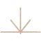 Ekena Millwork Kennewick Smooth Timber Gable Bracket, Douglas Fir, 108"W x 68"H x 1 1/2"D x 3 1/2"F, 15/12 Pitch GBW108X68X0204KEN00SDF - alternate 1